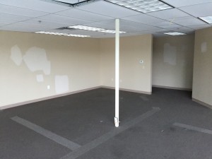 It's hard to imagine, but this will be the reception and Member lounge.